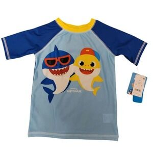 Toddler Boys' Baby Shark Rash Guard -  5T